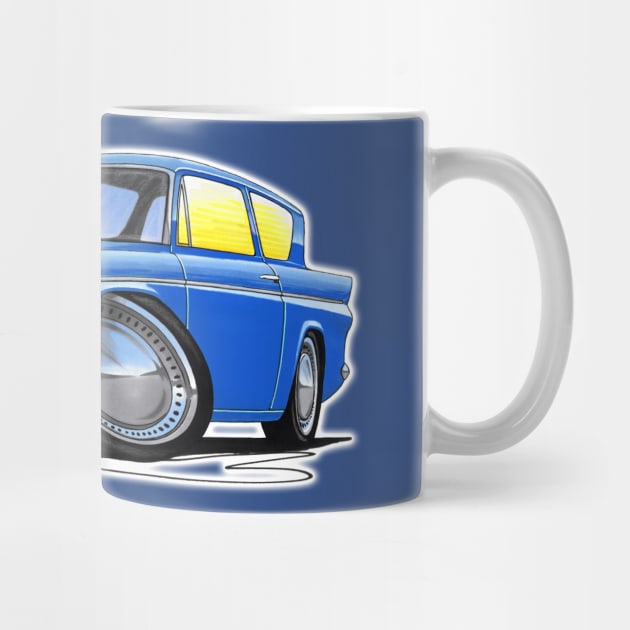 Ford Anglia 105e Blue by y30man5